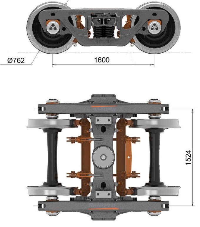 AAR Standard Casting Railroad Wagon Railway Freight Bogie