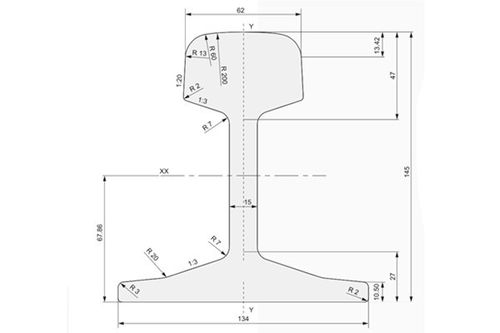 Profile Rail R4 Profile and Supplier of 46E2 Rail