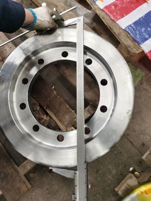 Casting Forging Steel Railway Wheels , Truck Train Wheels 6inch 8inch 10inch Diameter