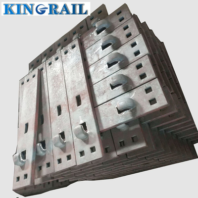 HTTP 3/4&quot; Inch 1&quot; Inch Thick Hook Twin Tie Plates For Railroad Popular In North America