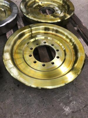 Forging Casting Alloy Steel Gear Wheel Rail Wheel