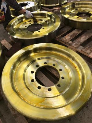 Flanged Forged Steel Crane Traveling Railway Wheels
