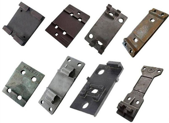 Customized Q235 or Q345 Steel Crane Rail Sole Plate and Base Plate