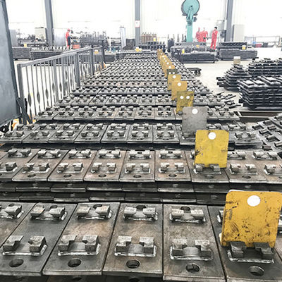Customized Q235 or Q345 Steel Crane Rail Sole Plate and Base Plate