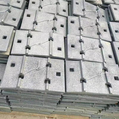 AREMA Railway Double Shoulder Tie Plates for 100, 115, 132, 136 Lb Rails