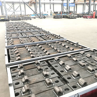 Ribbed Steel Rail Sole Plate And Base Plate Semi-finished Inspection