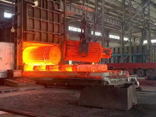 Custom Big Forged Pipe Flange Shaft with BS 5892 Standard