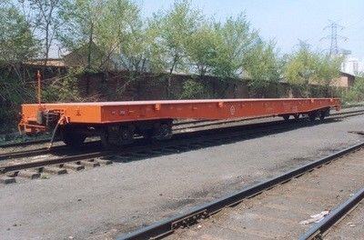 Easy Maneuverability Reinforced Rail Track Trolley for Heavy Industrial Loads Standard Track Gauge 1435 Mm