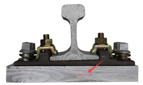 Mild Steel Cast Iron Wrought Iron Base Plates Rail Tie Plate Rail Shoulder For KPO Fastening Systems