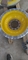 EN 10204 diameter 640mm rail truck trailer wheels with yellow painting color