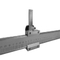 40 Degree Railway Track Gauge Measurement Corrugation Ruler 1000mm Horizontal Range