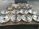 Forged Crane Steel Rail Wheels 42CrMo Material 380mm Diameter With Bolt Hole
