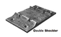 Double Shoulder Base Plates Sole Plate In A Crane Rail Or Track Support System To Fix The Entire Rail Fastening Systems