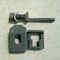 Perforation Type Forged Steel Flexible Self Locking Crane Rail Clips