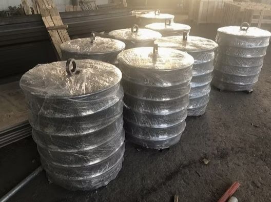30-60 HRC Road Rail Wheels 300mm Diameter Forging Production with Polymer