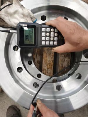 ISO Small Steel Rail Wheels 1450mm Diameter 150-560HB Hardness