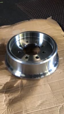 Driven Steel Crane Wheels , Forged Railroad Car Wheels For Bridge ODM