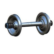600mm Gauge Railway Wheel Set Heavy Duty 42CrMo Steel Flanged Material