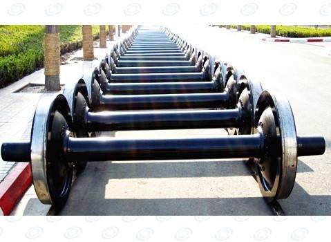 300mm Size Forged Steel Railroad Wheels And Axles