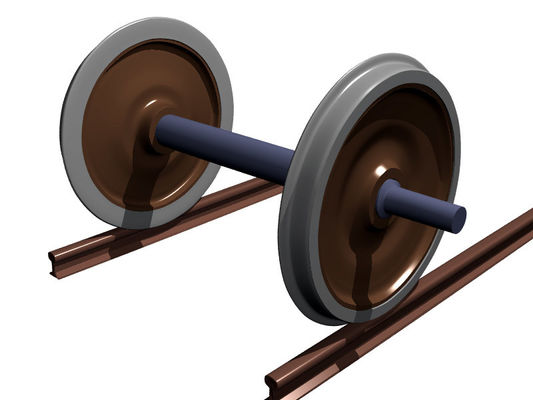 Industrial Railway Wheel Set , Kingrail Railroad Wheels For Trucks 650mm Gauge ODM