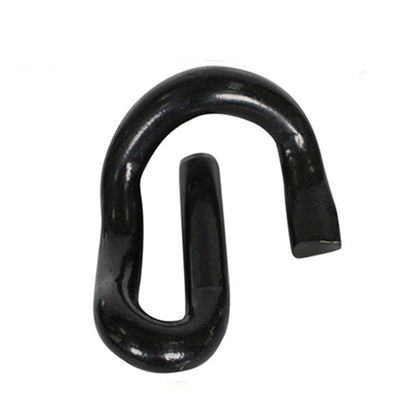 60 Si2mn Elastic Rail Clip 55Si2Mn Material OEM ODM Black Color