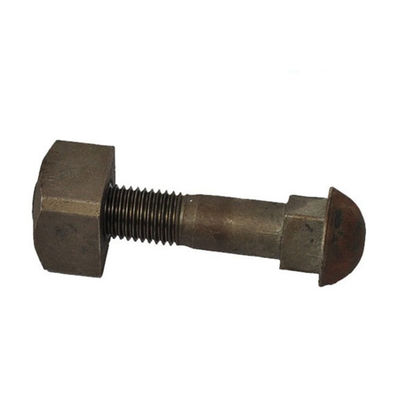 Grade 5.8 8.8 Black Square Head Lag Bolts For Track Fishtail ODM