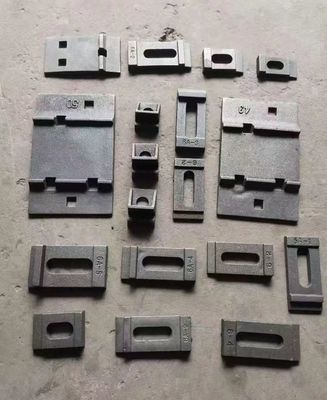 OEM China Casting Iron Railroad Rail Tie Plates   for Rail Construction Project