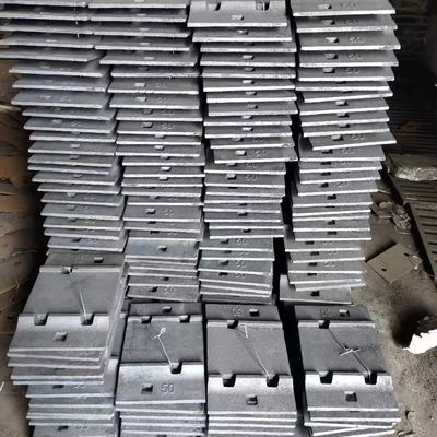 Rail Track Accessories Forging Railroad Track Tie Plates Q235 Material Bend Test