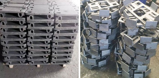 Steel Railway Tie Plate Welding Tie Plate Railway Turnout With Welding Parts