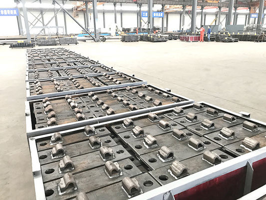 Steel Railway Tie Plate Welding Tie Plate Railway Turnout With Welding Parts