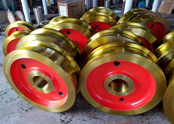 Resilient Split Forging Wheels Railway Tyres For Tram And Metro Light Rail