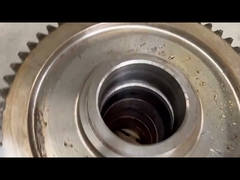 40 inches locomotive wheels assembled with gears and axles