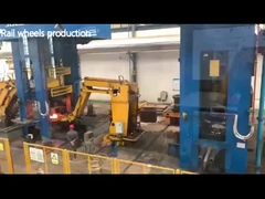 Forged rail wheels production