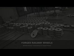Frged railway wheels, axles, wheelsets, railway trolleys and customized railway components 